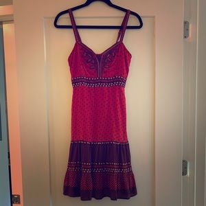Free People Embellished & Embroidered Corset Dress